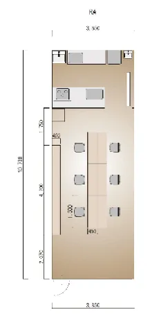 Room A キッチンを完備したレンタルスペース